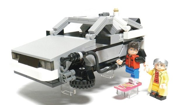 lego back to the future delorean