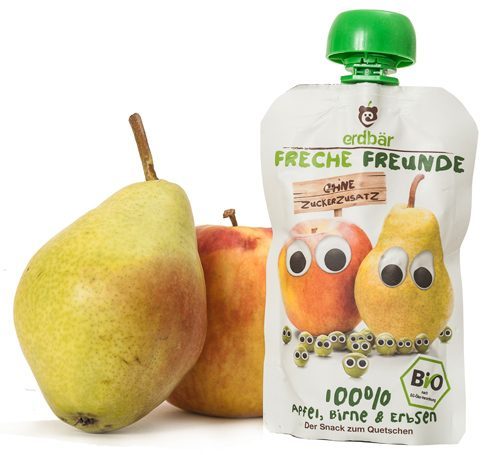 Freche Freunde - der gesunde Snack! 3 Freche Freunde Püree